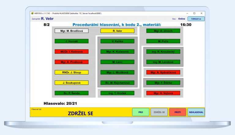 Modul pro distanční jednání